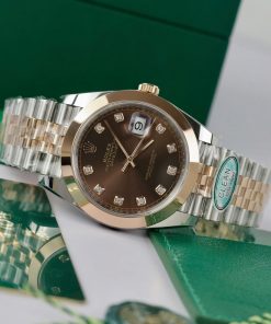 Rolex DateJust 126301 Replica Watch Dial Chocolate Clean Factory 41mm (2)