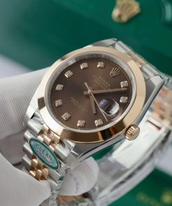 Rolex DateJust 126301 Replica Watch Dial Chocolate Clean Factory 41mm (2)