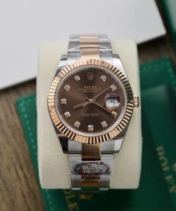 Rolex DateJust 126331 Chocolate Dial Oyster Strap Best Replica 41mm (3)