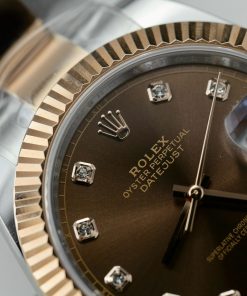Rolex DateJust 126331 Chocolate Dial Oyster Strap Best Replica 41mm (3)