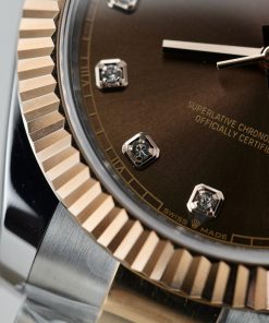 Rolex DateJust 126331 Chocolate Dial Oyster Strap Best Replica 41mm (3)