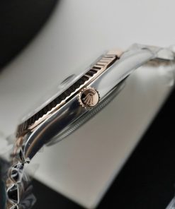 Rolex DateJust 126331 Dial Chocolate Replica Watch Gold Wrapped Clean Factory 41mm (2)