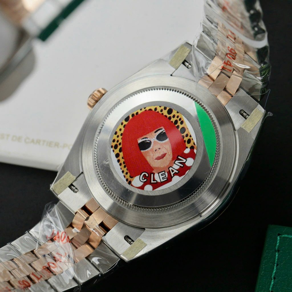 Rolex DateJust 126331 Dial Chocolate Replica Watch Gold Wrapped Clean Factory 41mm (2)