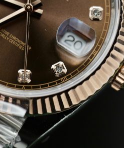 Rolex DateJust 126331 Dial Chocolate Replica Watch Gold Wrapped Clean Factory 41mm (2)