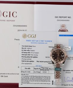 Rolex DateJust 126331 Gold Wrapped Chocolate Dial Clean Factory 41mm (6)