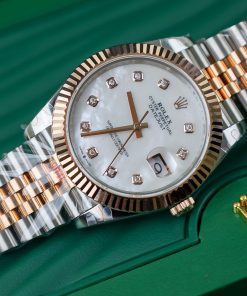Rolex DateJust 126331 Mother Of Peal Dial Moissanite Gold Wrapped 41mm (3)