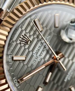 Rolex DateJust 126331 Replica Watch Gray Fluted Dial Clean Factory