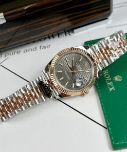 Rolex DateJust 126331 Replica Watch Gray Fluted Dial Clean Factory 41mm (1)