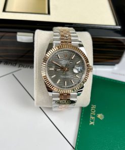 Rolex DateJust 126331 Replica Watch Gray Fluted Dial Clean Factory 41mm (3)
