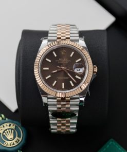 Rolex DateJust 126331 Replica Watches Chocolate Dial Clean Factory (1)