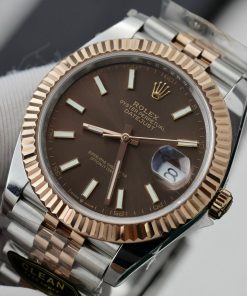 Rolex DateJust 126331 Replica Watches Chocolate Dial Clean Factory (1)