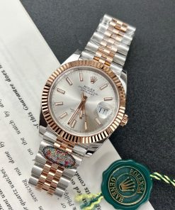 Rolex DateJust 126331 Replica Watches Clean Factory Sliver Dial 41mm (2)