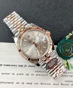 Rolex DateJust 126331 Replica Watches Clean Factory Sliver Dial 41mm (2)
