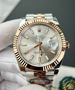 Rolex DateJust 126331 Replica Watches Clean Factory Sliver Dial 41mm (2)