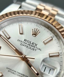Rolex DateJust 126331 Replica Watches Clean Factory Sliver Dial 41mm (5)