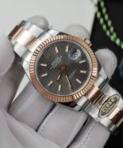Rolex DateJust 126331 Replica Watches Gray Fluted Dial Clean Factory 41mm (1)