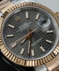 Rolex DateJust 126331 Replica Watches Gray Fluted Dial Clean Factory 41mm (1)