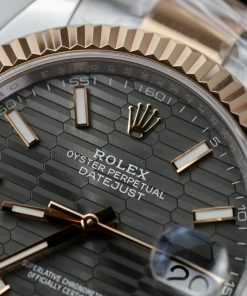 Rolex DateJust 126331 Replica Watches Gray Fluted Dial Clean Factory 41mm (1)