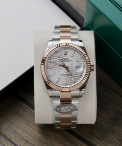 Rolex DateJust 126331 Replica Watches White Fluted Dial Clean Factory (1)