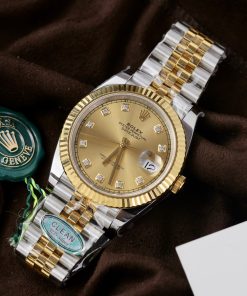 Rolex DateJust 126333 Best Replica Watch Yellow Champagne Dial Clean Factory 41mm (10)