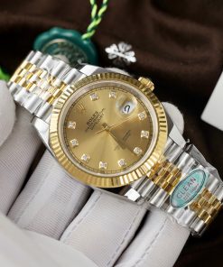 Rolex DateJust 126333 Best Replica Watch Yellow Champagne Dial Clean Factory 41mm (10)