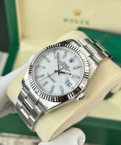 Rolex DateJust 126334 Best Replica Watch Dial White Oyster Strap VS Factory 41mm (2)