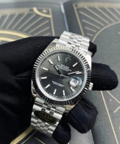 Rolex DateJust 126334 Clone Watch Gray Dial Clean Factory 41mm (1)