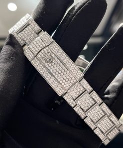 Rolex DateJust 126334 Customs Full Moissanite Diamonds Clone Watches