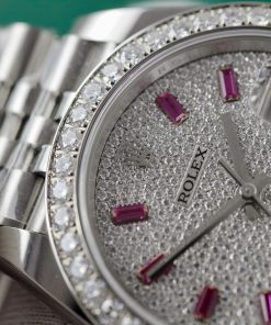 Rolex DateJust 126334 Customs Moissanite Diamonds Dial Best Replica 41mm