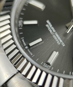 Rolex DateJust 126334 Gray Dial Oyster Strap Clean Factory 41mm (1)