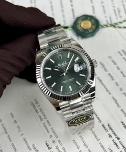 Rolex DateJust 126334 Green Dial Oyster Strap Clean Factory 41mm (9)