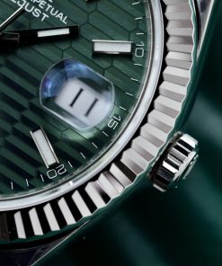 Rolex DateJust 126334 Green Motif Dial Best Replica VS Factory 41mm (1)