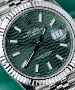 Rolex DateJust 126334 Green Motif Dial Best Replica VS Factory 41mm (1)
