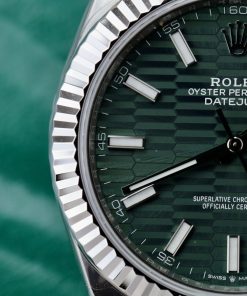 Rolex DateJust 126334 Green Motif Dial Best Replica VS Factory 41mm (1)