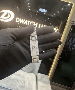 Rolex DateJust 126334 Iced Out Moissanite Roman Numerals 41mm (10)