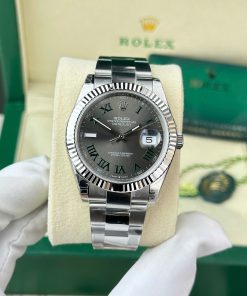 Rolex DateJust 126334 Replica Watch Dial Wimbledon Oyster Strap VS Factory 41mm (2)