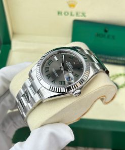 Rolex DateJust 126334 Replica Watch Dial Wimbledon Oyster Strap VS Factory 41mm (2)