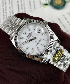 Rolex DateJust 126334 White Dial Replica Watch Clean Factory 41mm (1)