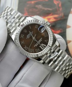 Rolex DateJust 178274 Replica 11 Watch Brown Dial Jubilee Strap 31mm (1)