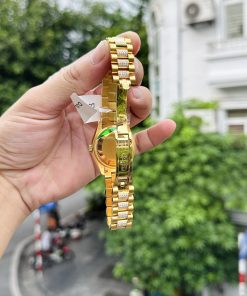 Rolex DateJust 18K Gold Wrapped Custom Moissanite Diamonds Women's 31mm (2)