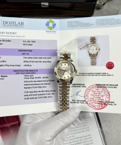 Rolex DateJust 18K Gold Wrapped Replica Watches GM Factory 31mm (6)