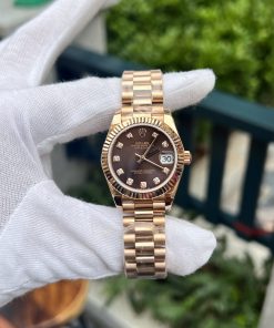 Rolex DateJust 278275 Replica Watches Chocolate Dial Women's 31mm (1)