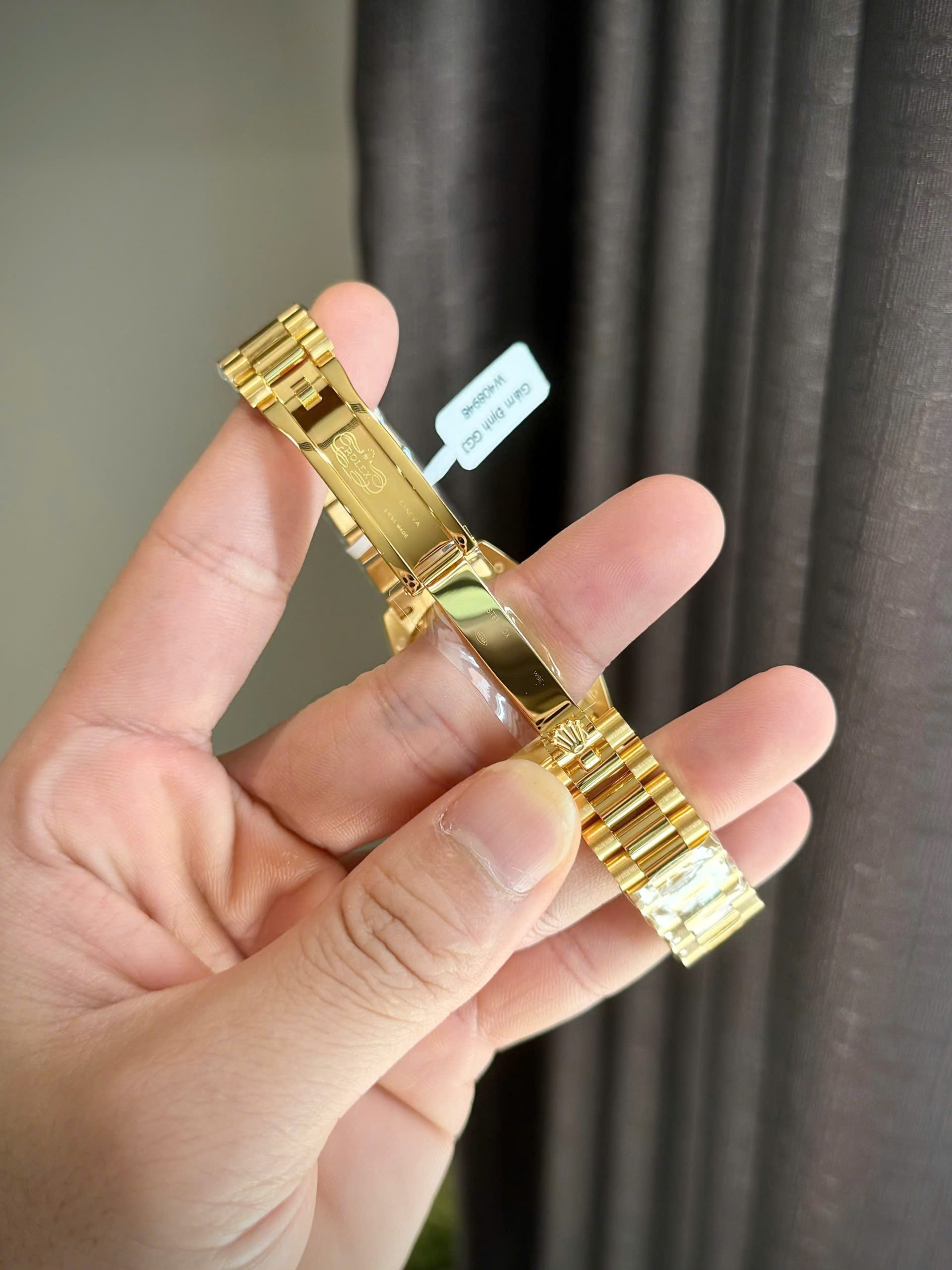 Rolex DateJust 278278 Dial Butterfly Replica Watch Gold Wrapped + Moissanite Diamonds 31mm (2) Rolex DateJust 278278 Dial Butterfly Replica Watch Gold Wrapped + Moissanite Diamonds 31mm (2)