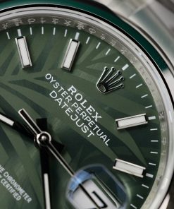 Rolex DateJust Best Replica Oyster Strap Green Dial VS Factory 36mm (1)