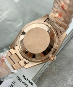 Rolex DateJust Best Replica Watch Custom 18K Rose Gold Diamond Moissanite 31mm (1)