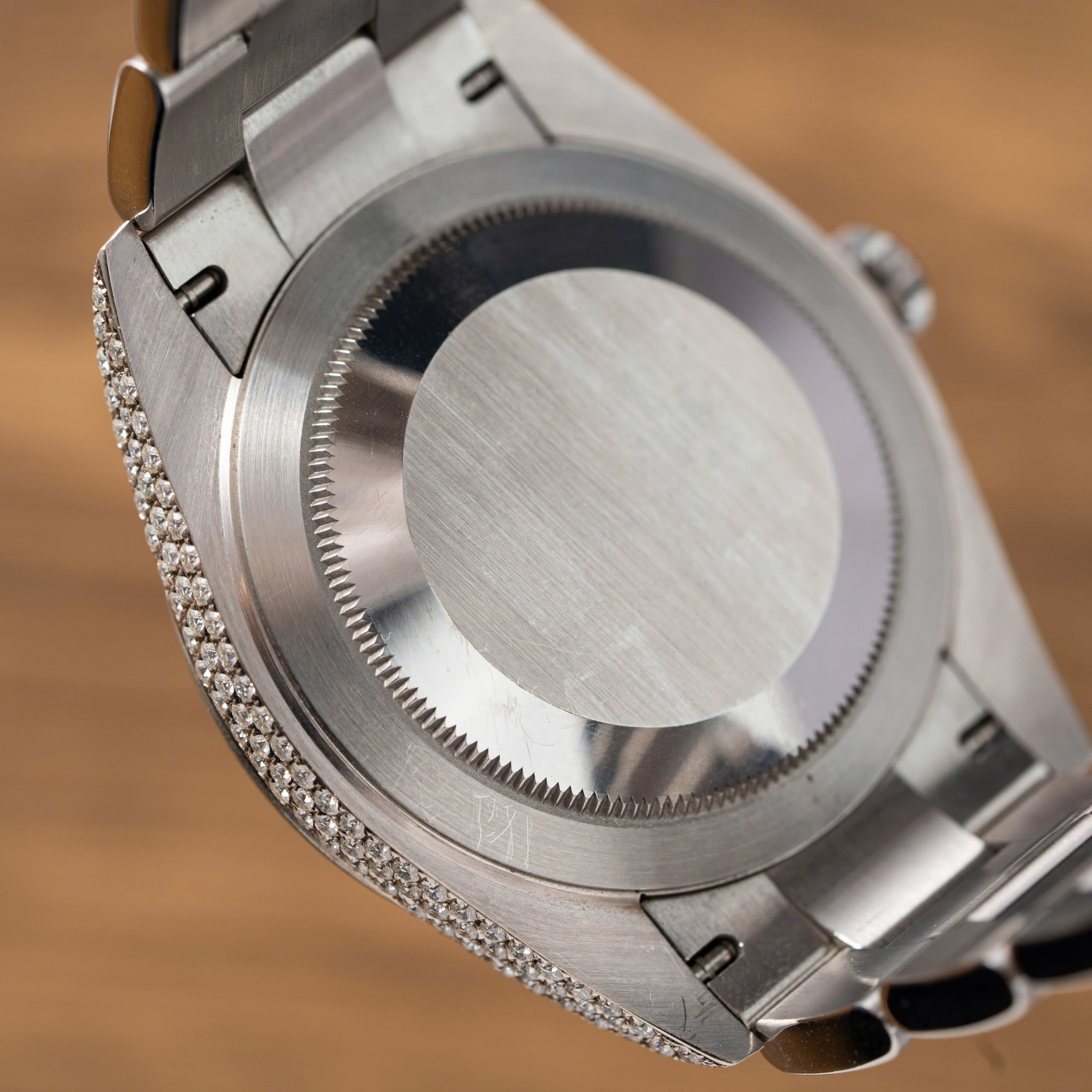 Rolex DateJust Best Replica Watch Custom Moissanite Diamonds Siver Dial 41mm (2) Rolex DateJust Best Replica Watch Custom Moissanite Diamonds Siver Dial 41mm (2)