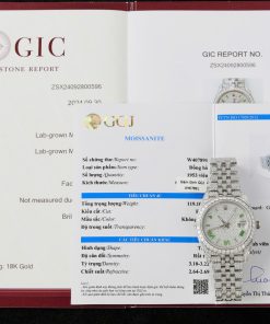 Rolex DateJust Best Replica Watch Moissanite Diamonds Hong Kong Custom 41mm (10)