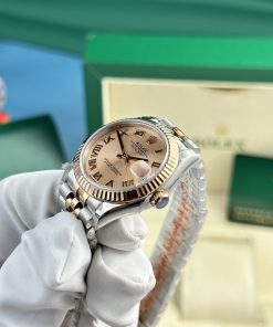 Rolex DateJust Best Replica Watch Pink Dial Women's Jubilee Strap 31mm (4)