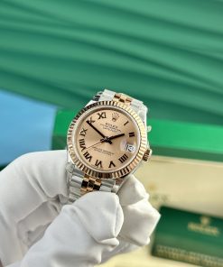 Rolex DateJust Best Replica Watch Pink Dial Women's Jubilee Strap 31mm (4)