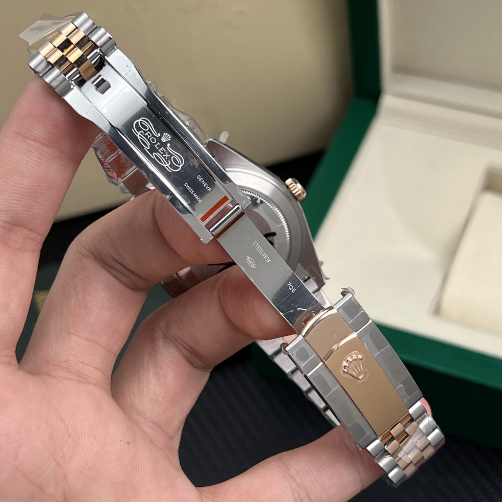 Rolex DateJust Best Replica Watches Chocolate Dial Gold Wrapped 18K GM Factory 41mm (2)